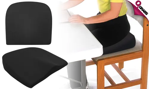 For QR133 Sit Tight with an Orthopedic Air Circulation Seating Cushion! (QR223 Value)
